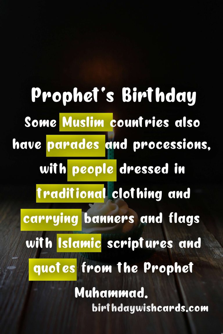 Prophet’s Birthday: A Celebration of Love, Peace, and Unity