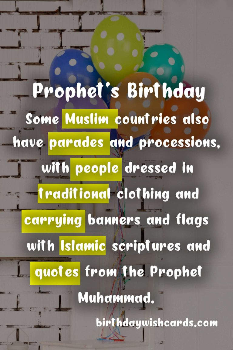 Prophet’s Birthday: A Celebration of Love, Peace, and Unity