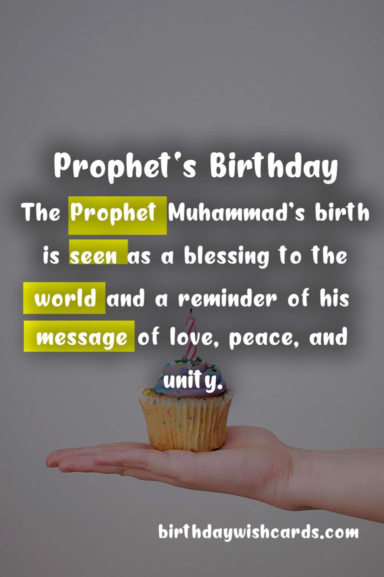 Prophet’s Birthday: A Celebration of Love, Peace, and Unity