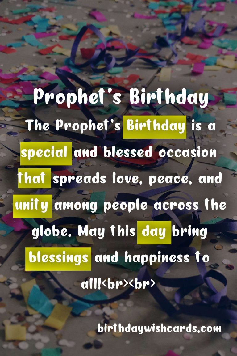 Prophet’s Birthday: A Celebration of Love, Peace, and Unity