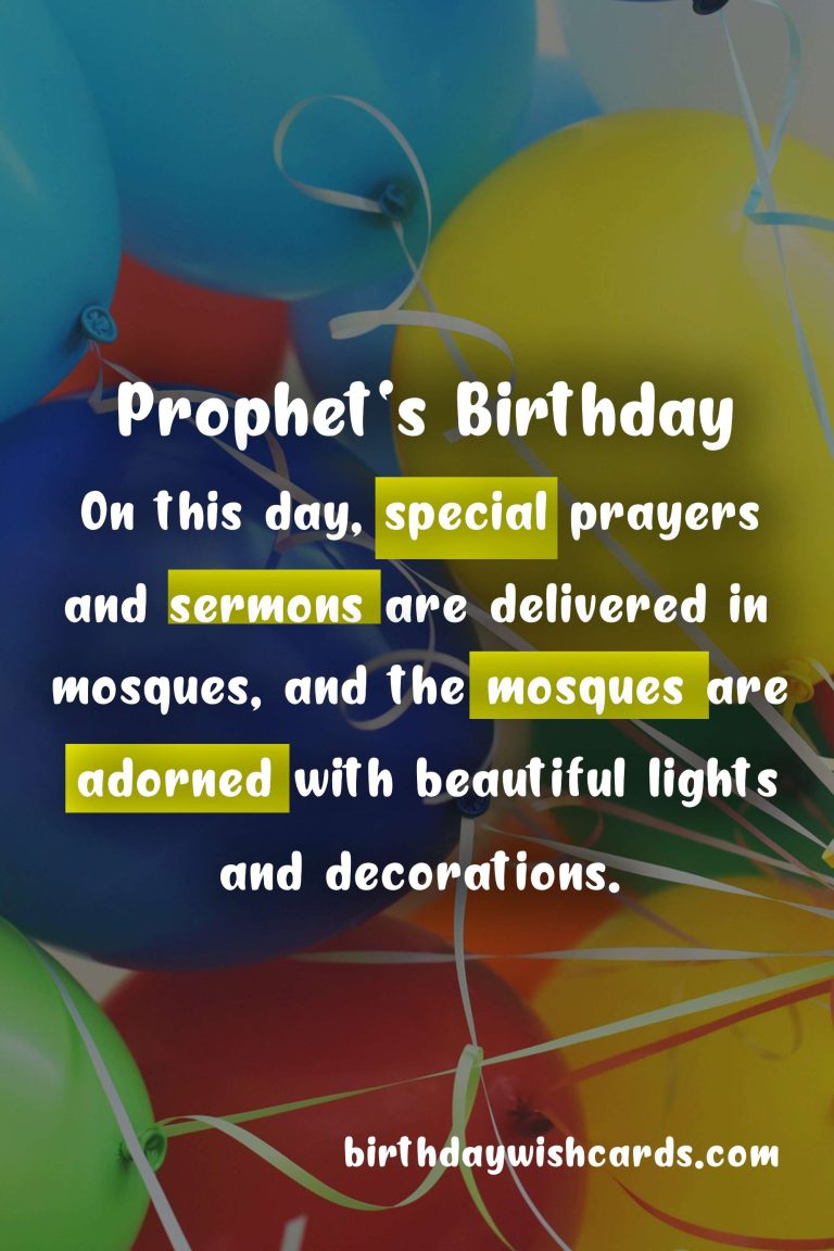 Prophet’s Birthday: A Celebration of Love, Peace, and Unity