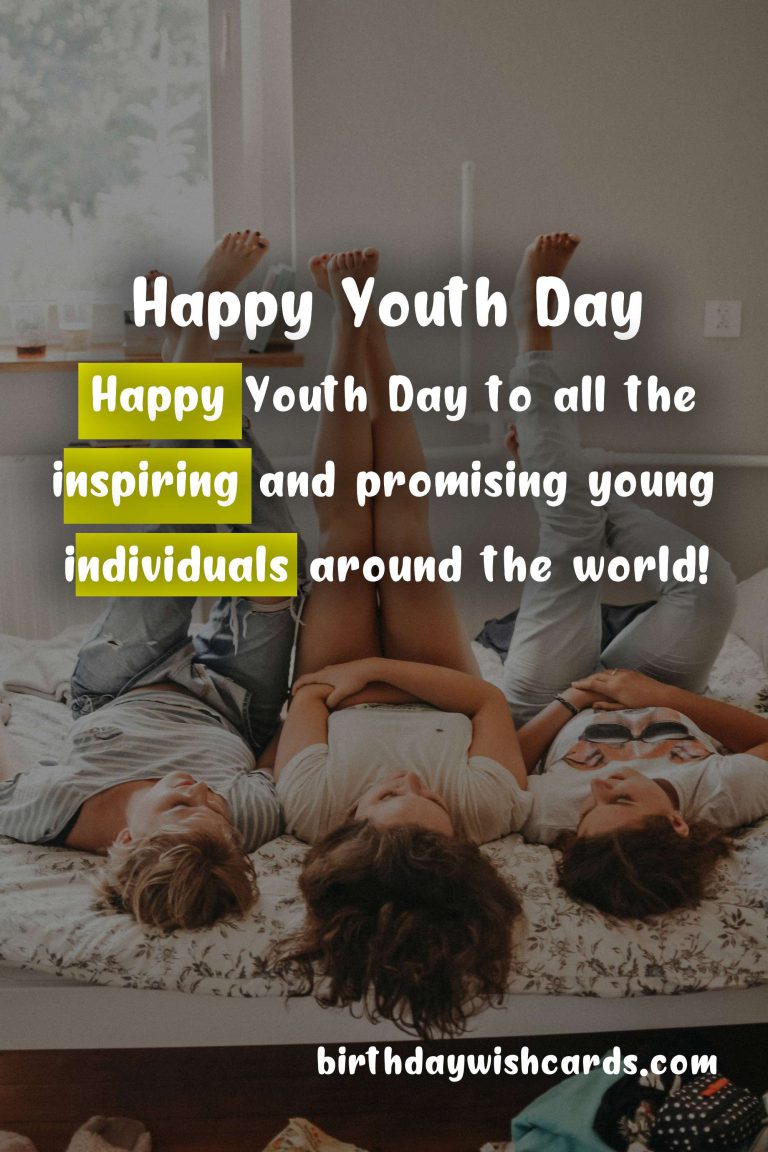 Youth Day: Celebrating the Future on October 26th