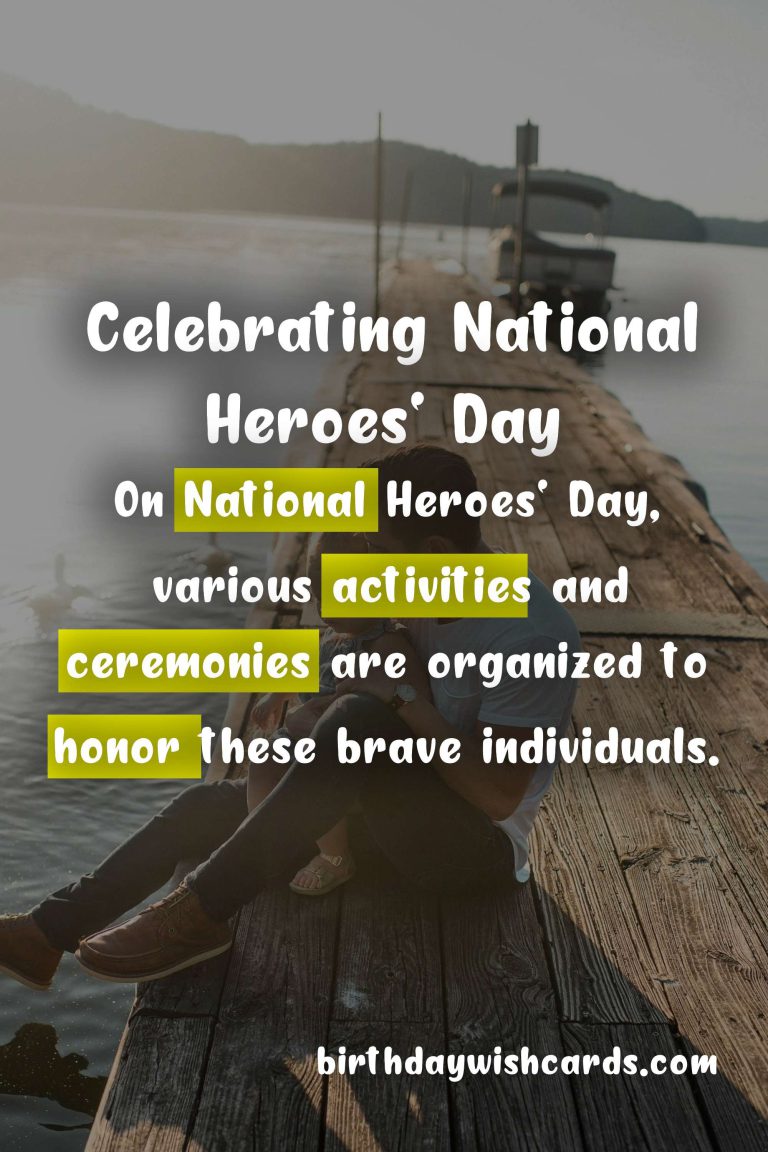 Celebrating National Heroes' Day - September 16