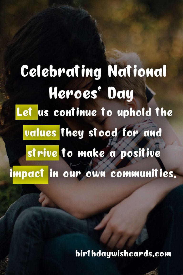Celebrating National Heroes' Day - September 16
