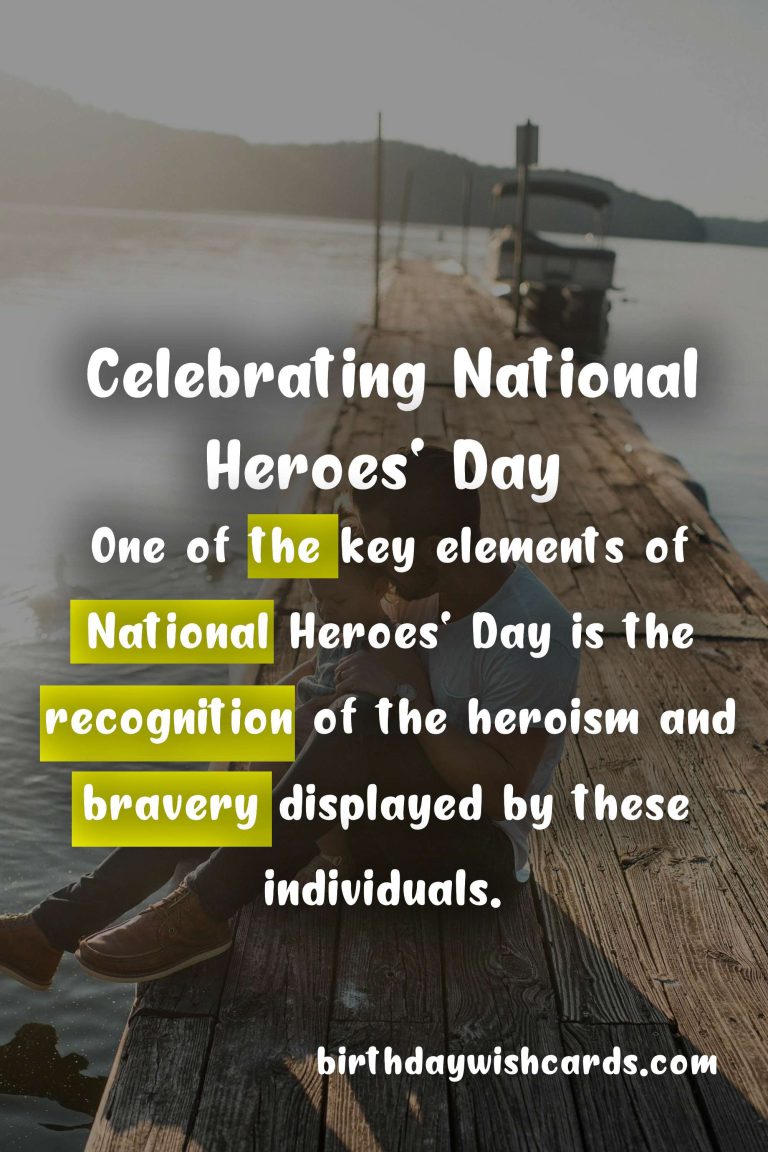 Celebrating National Heroes' Day - September 16