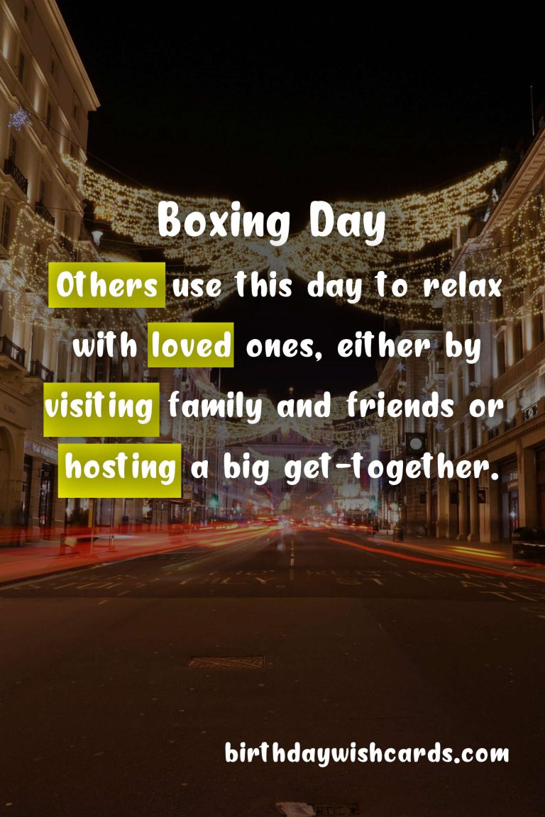 Boxing Day – An Exciting Holiday Observed on December 26