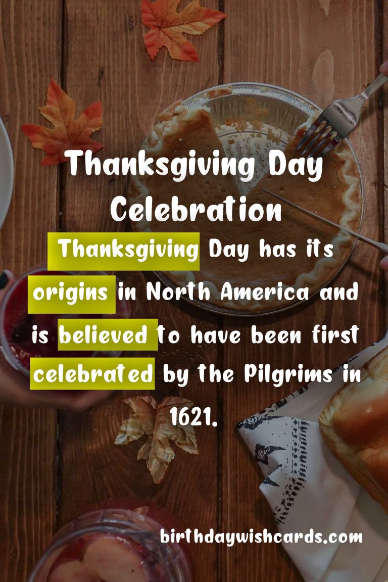 Thanksgiving Day – The Beloved Tradition Celebrated Every Last Monday of November