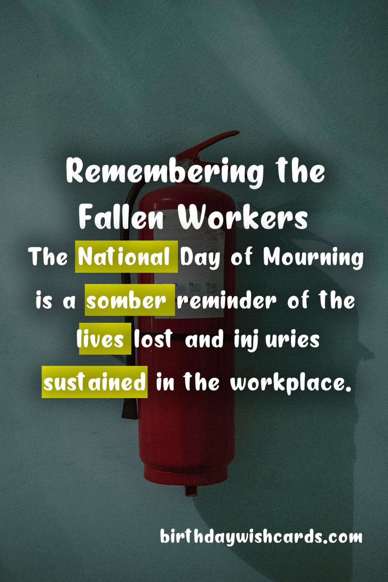 National Day of Mourning - October 21