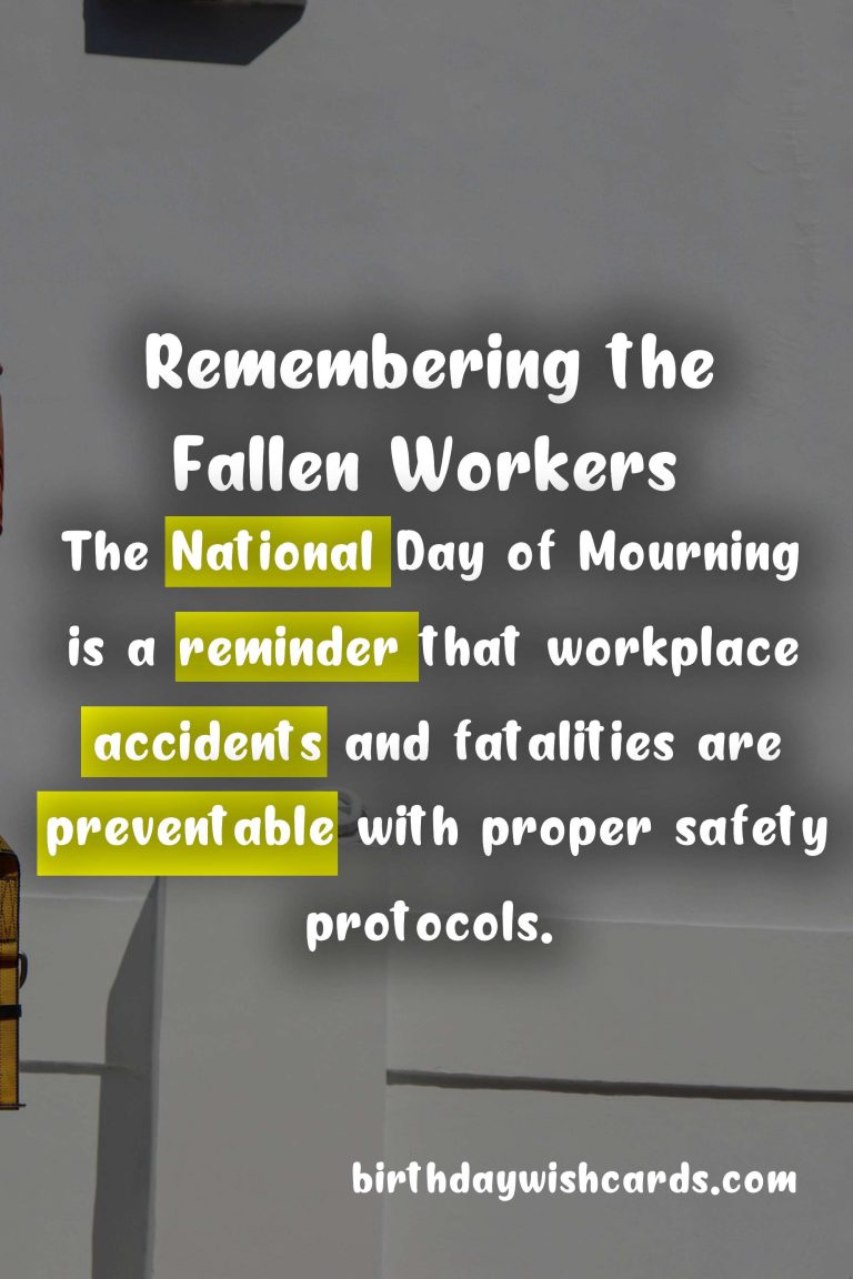 National Day of Mourning - October 21