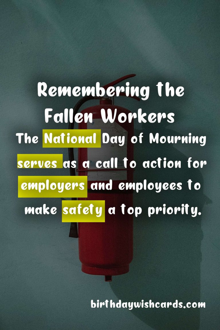 National Day of Mourning - October 21