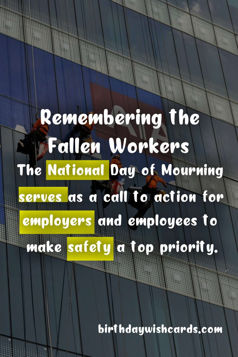 National Day of Mourning - October 21