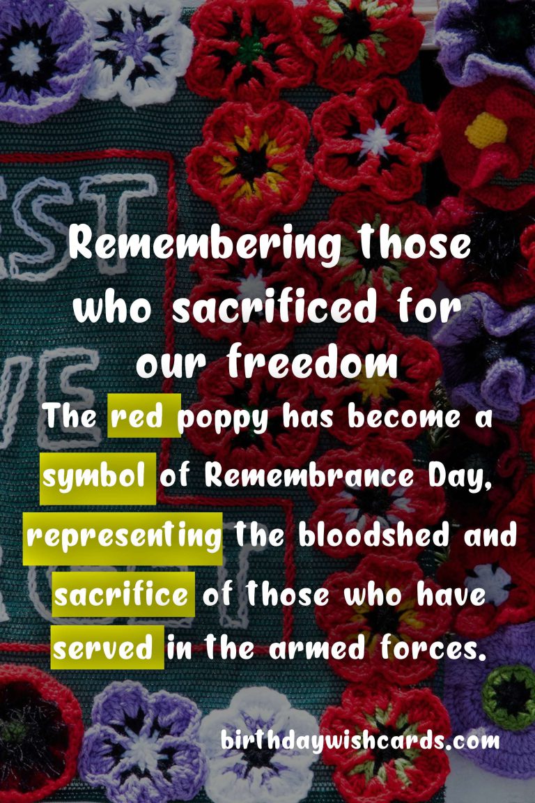 Remembering and Honoring: The Importance of Remembrance Day