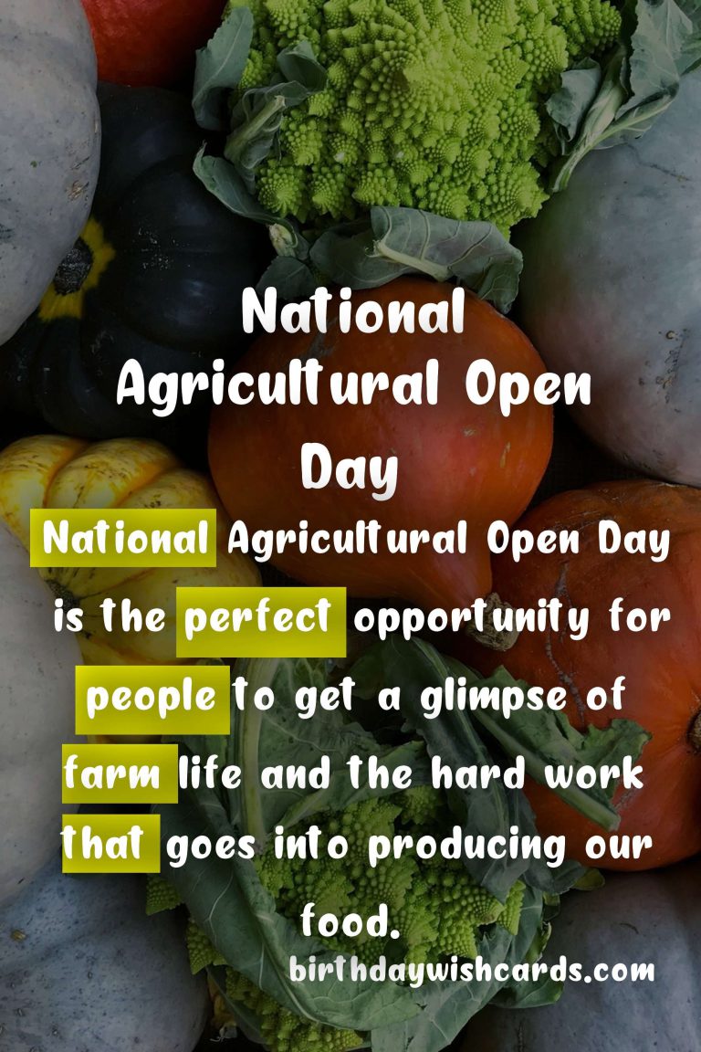 Dig Deeper into National Agricultural Open Day!