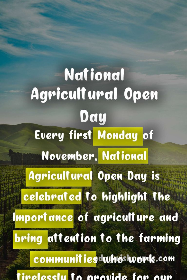 Dig Deeper into National Agricultural Open Day!
