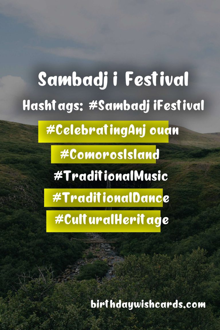 Sambadji Festival: Celebrating Anjouan’s Traditional Music and Dance – January 13th
