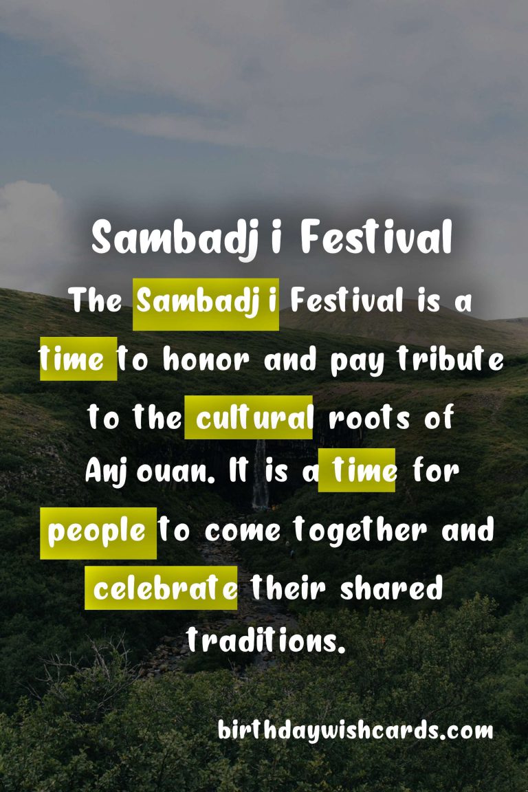 Sambadji Festival: Celebrating Anjouan's Traditional Music and Dance - January 13th
