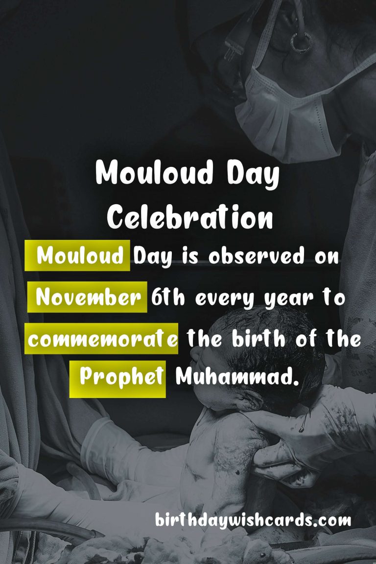 Mouloud Day: Observing the Birth of the Prophet Muhammad