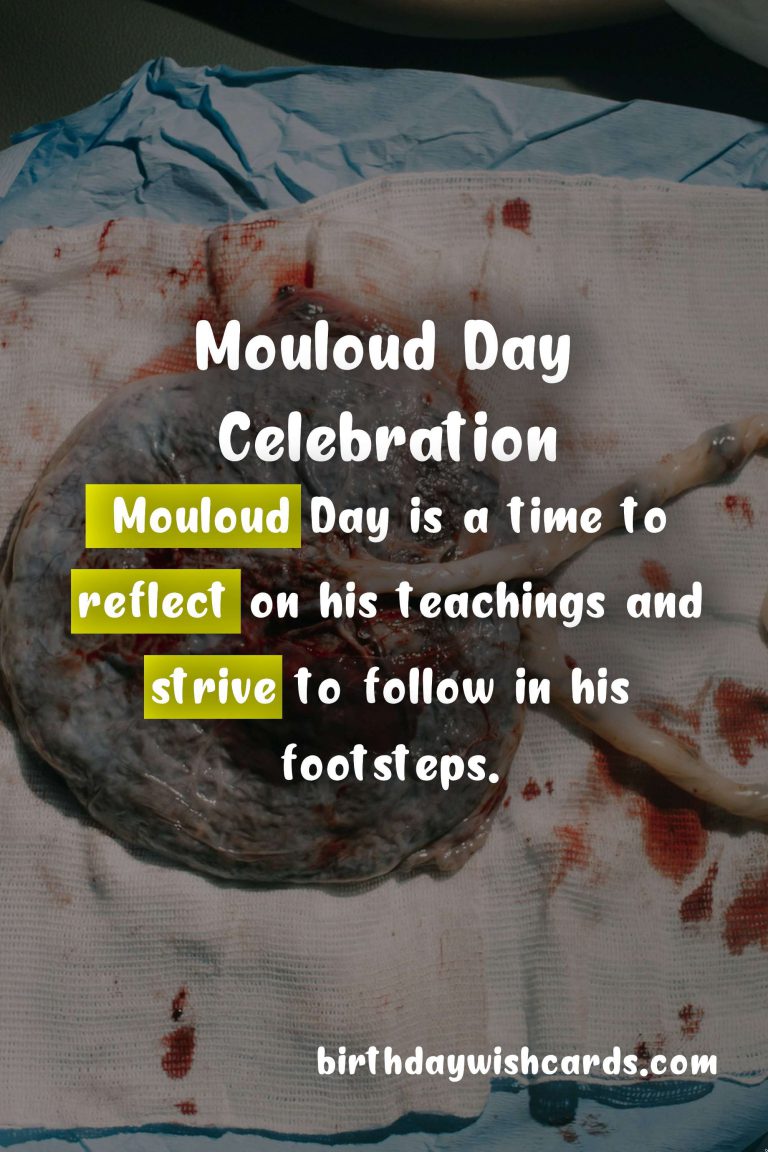 Mouloud Day: Observing the Birth of the Prophet Muhammad