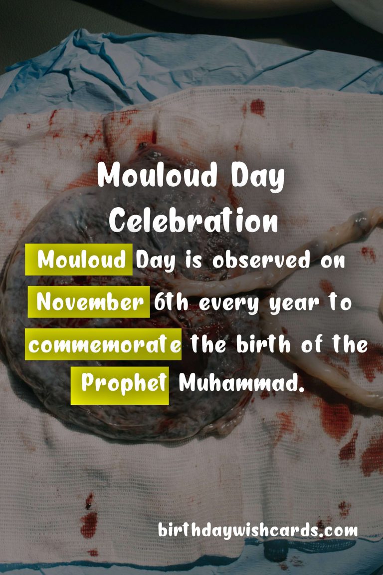Mouloud Day: Observing the Birth of the Prophet Muhammad