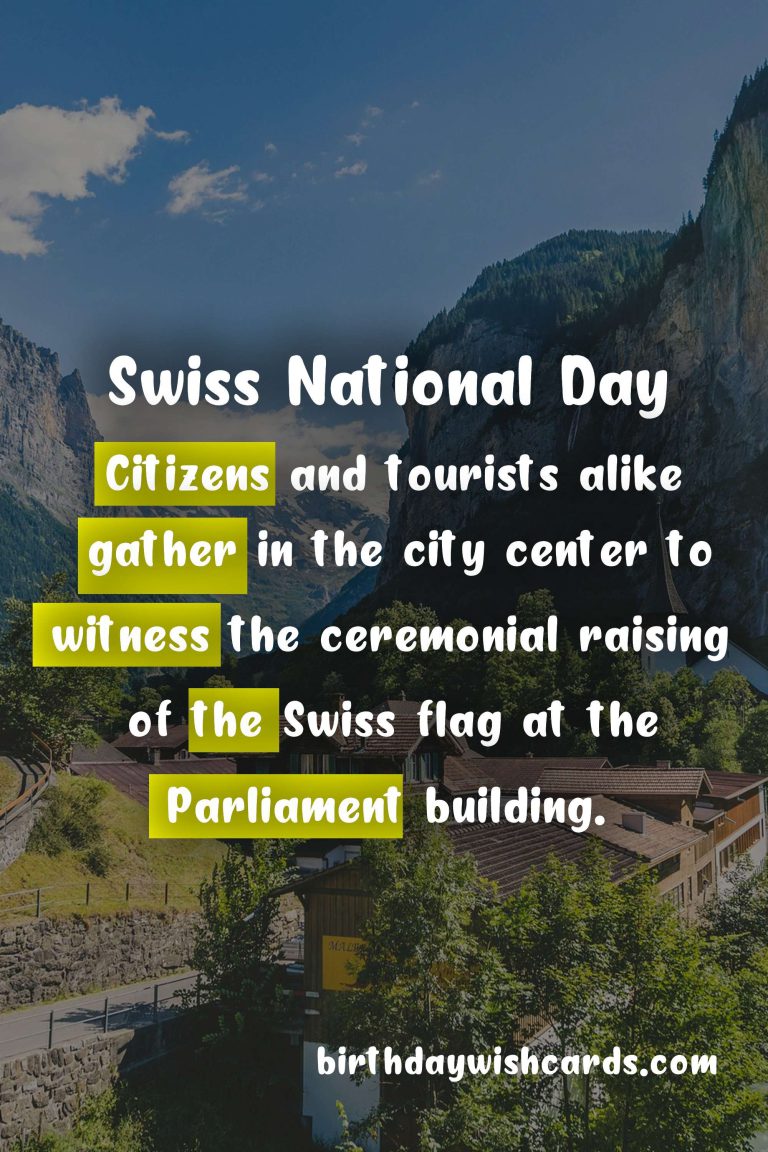 Swiss National Day: Celebrating the Founding of Switzerland