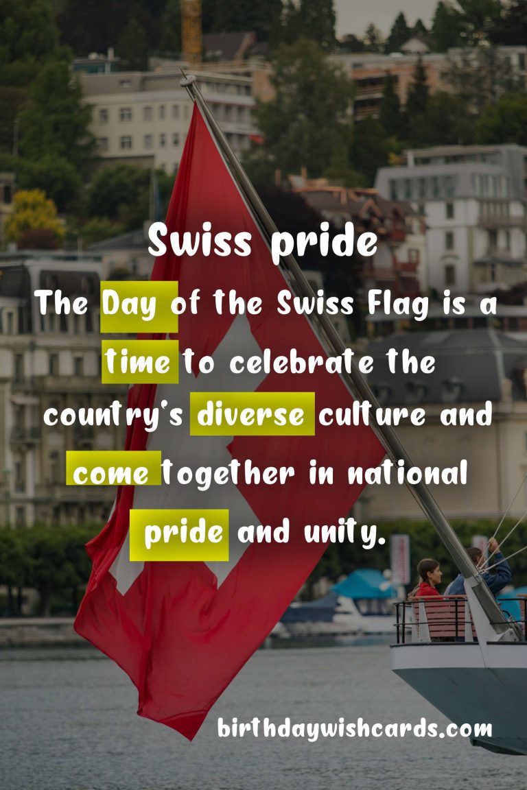 Day of the Swiss Flag – September 26th: A Celebration of Swiss National Pride