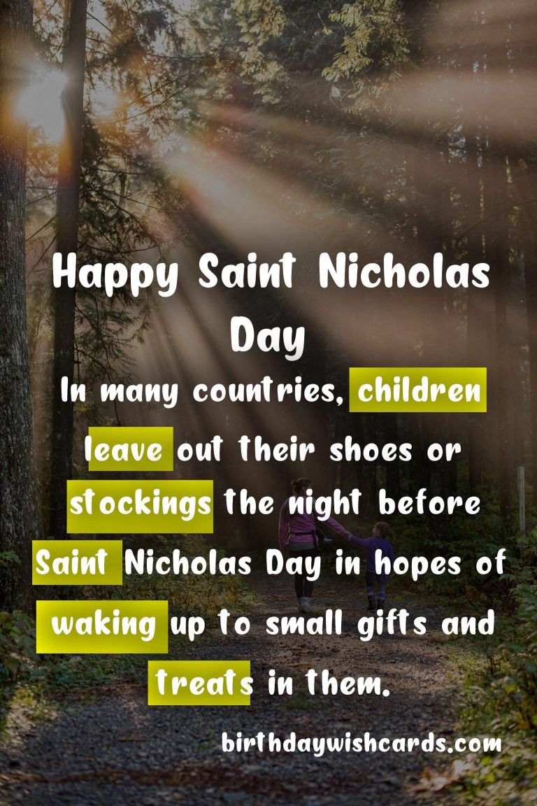 Celebrate Saint Nicholas Day – December 6th in Style