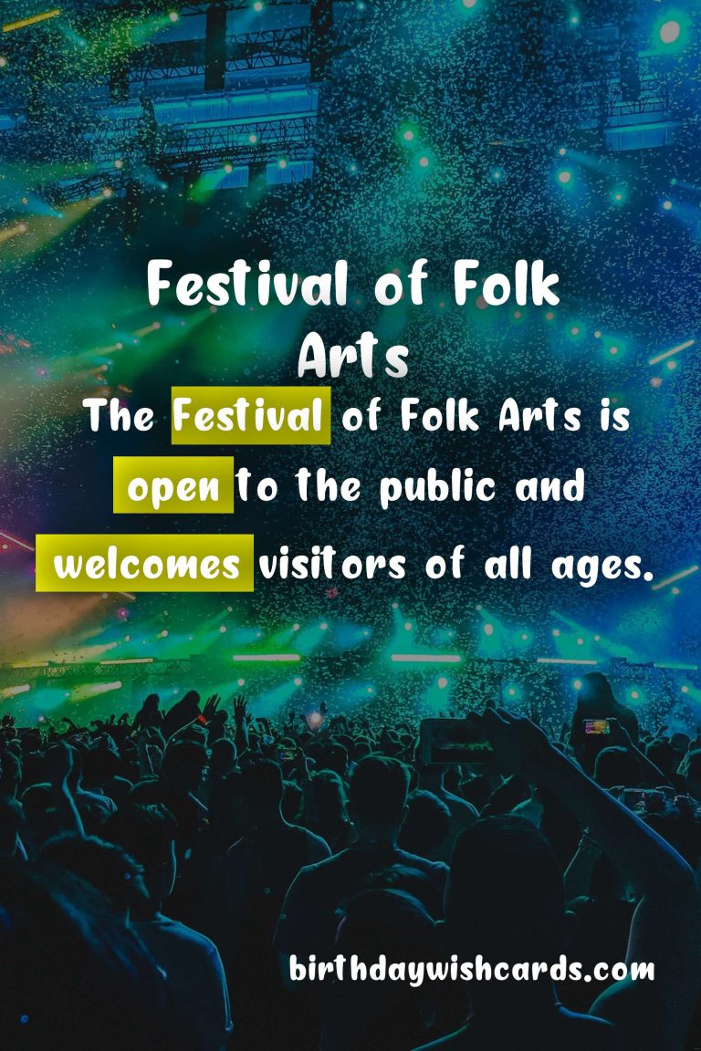 Late-April to Early-May – Festival of Folk Arts