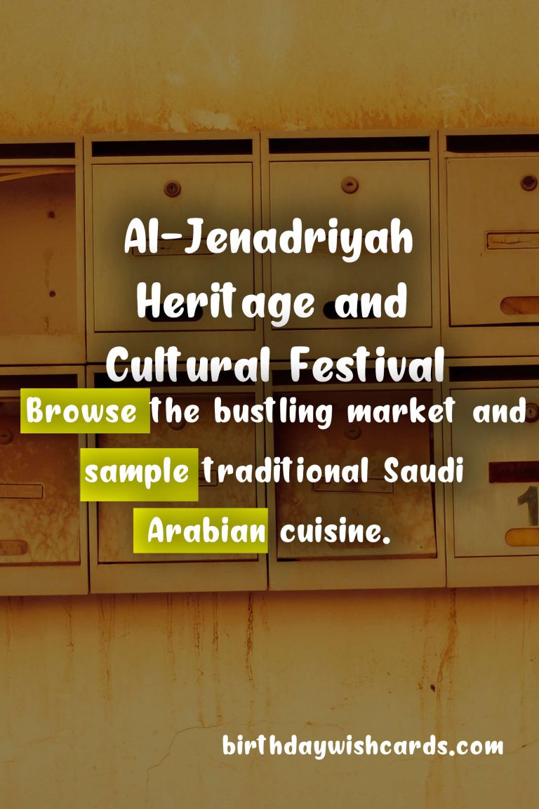 Discover the Rich Culture and Heritage of Saudi Arabia at Al-Jenadriyah Festival