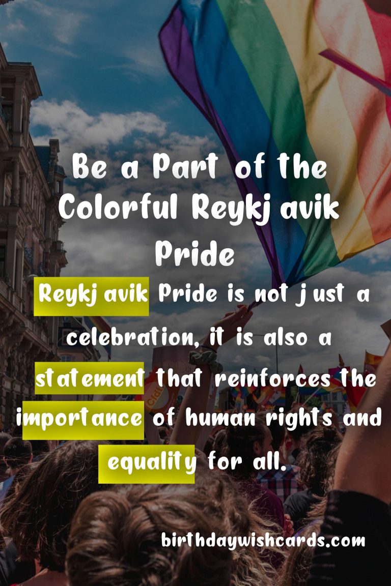 Experience the Vibrant Celebration at Reykjavik Pride