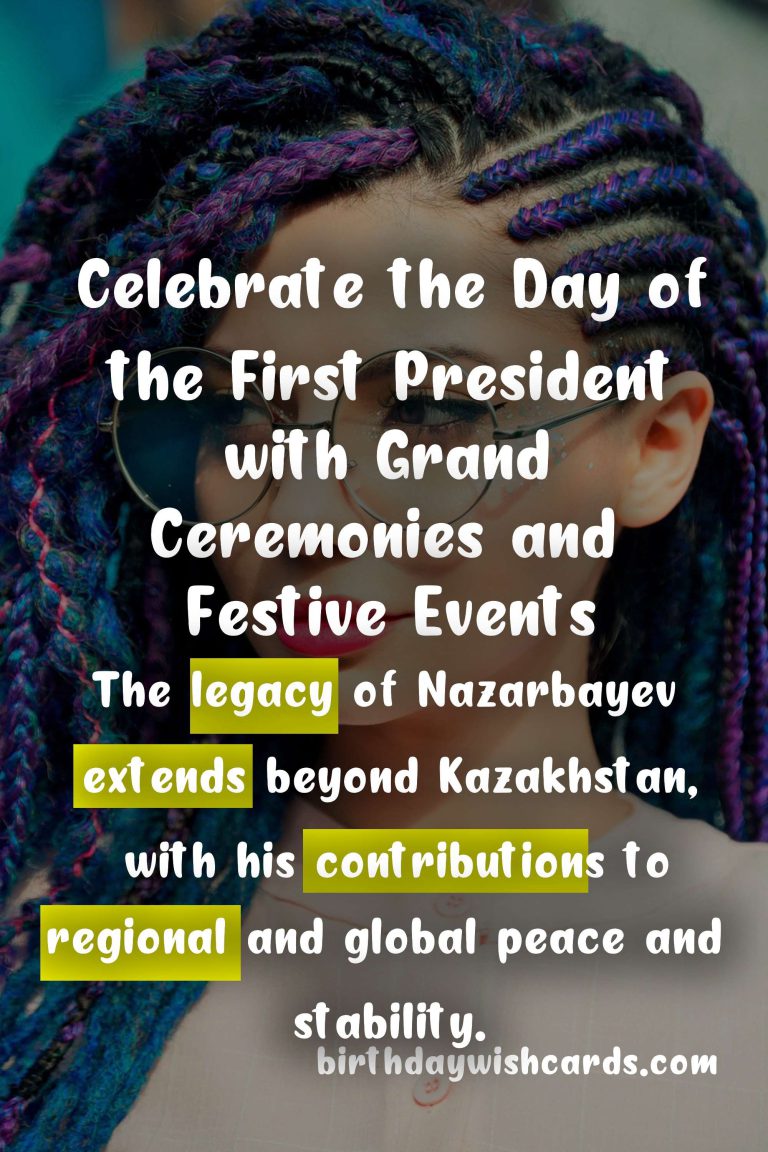 Day of the First President – 1 December