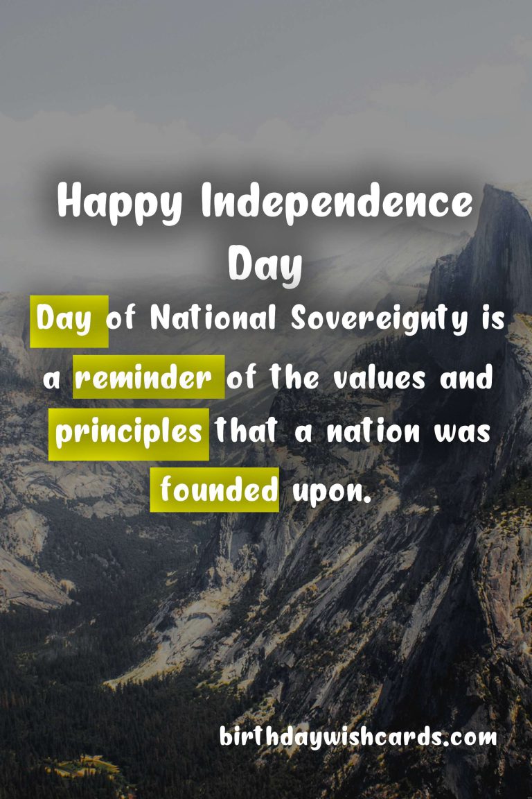Day of National Sovereignty: November 23