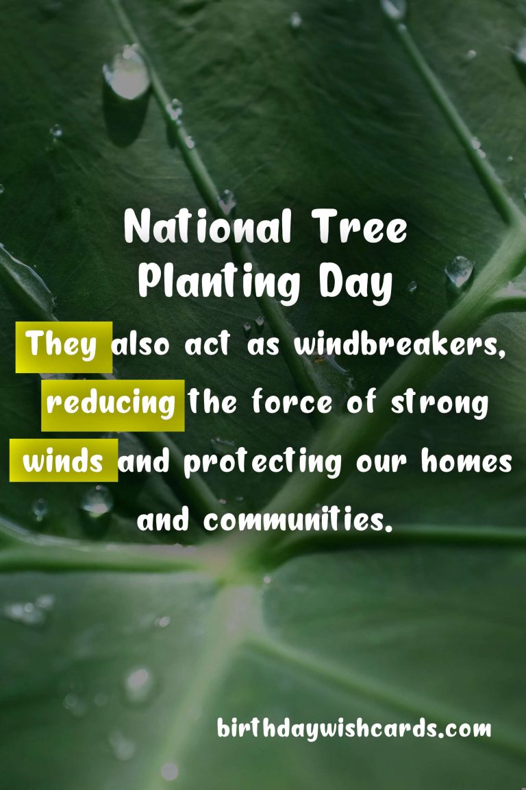 National Tree Planting Day – March 12