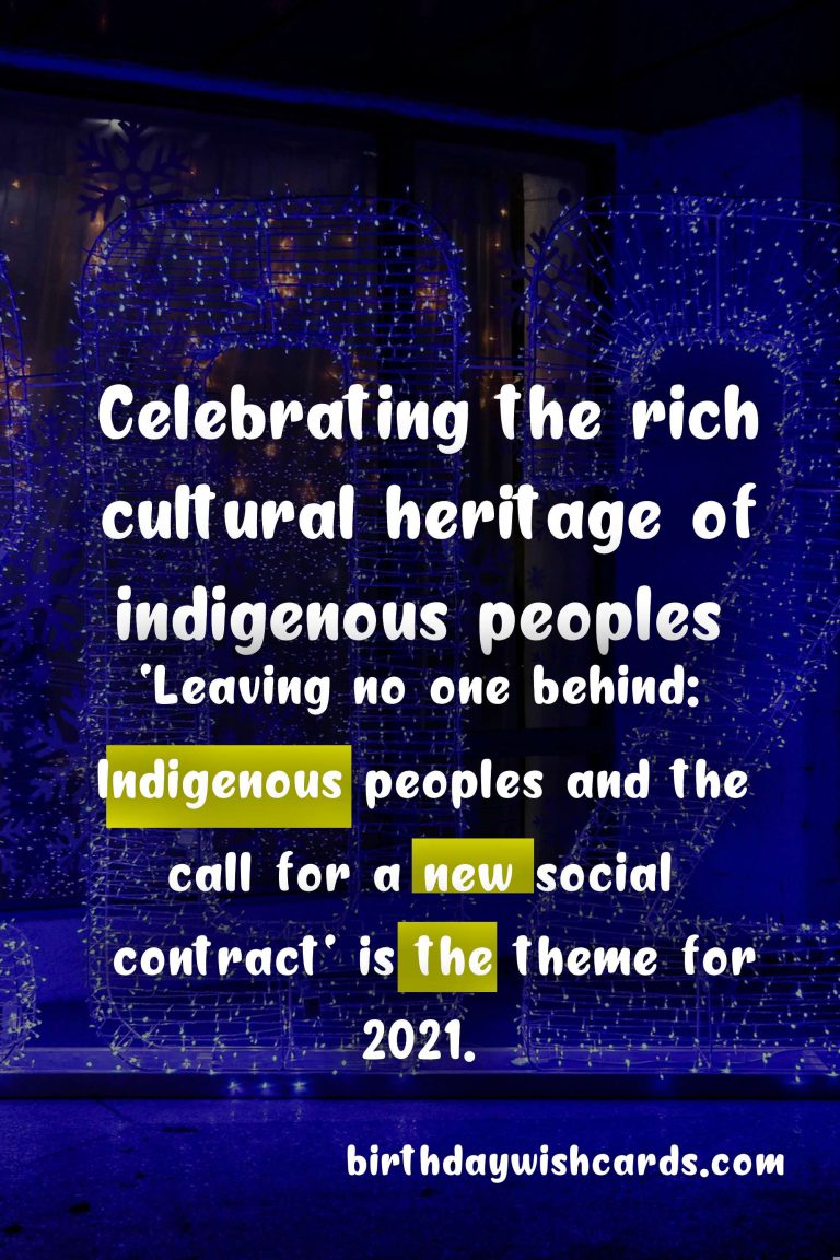 Celebrating International Day of Indigenous Peoples on August 9