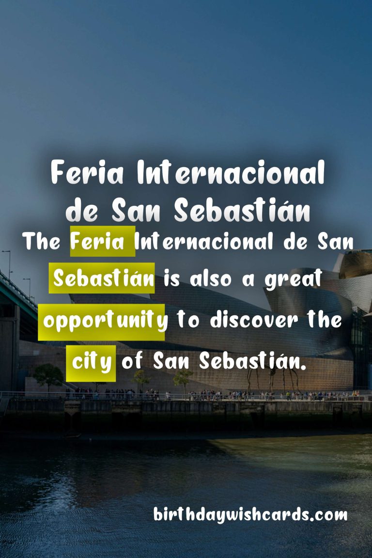 Feria Internacional de San Sebastián - January 20-29