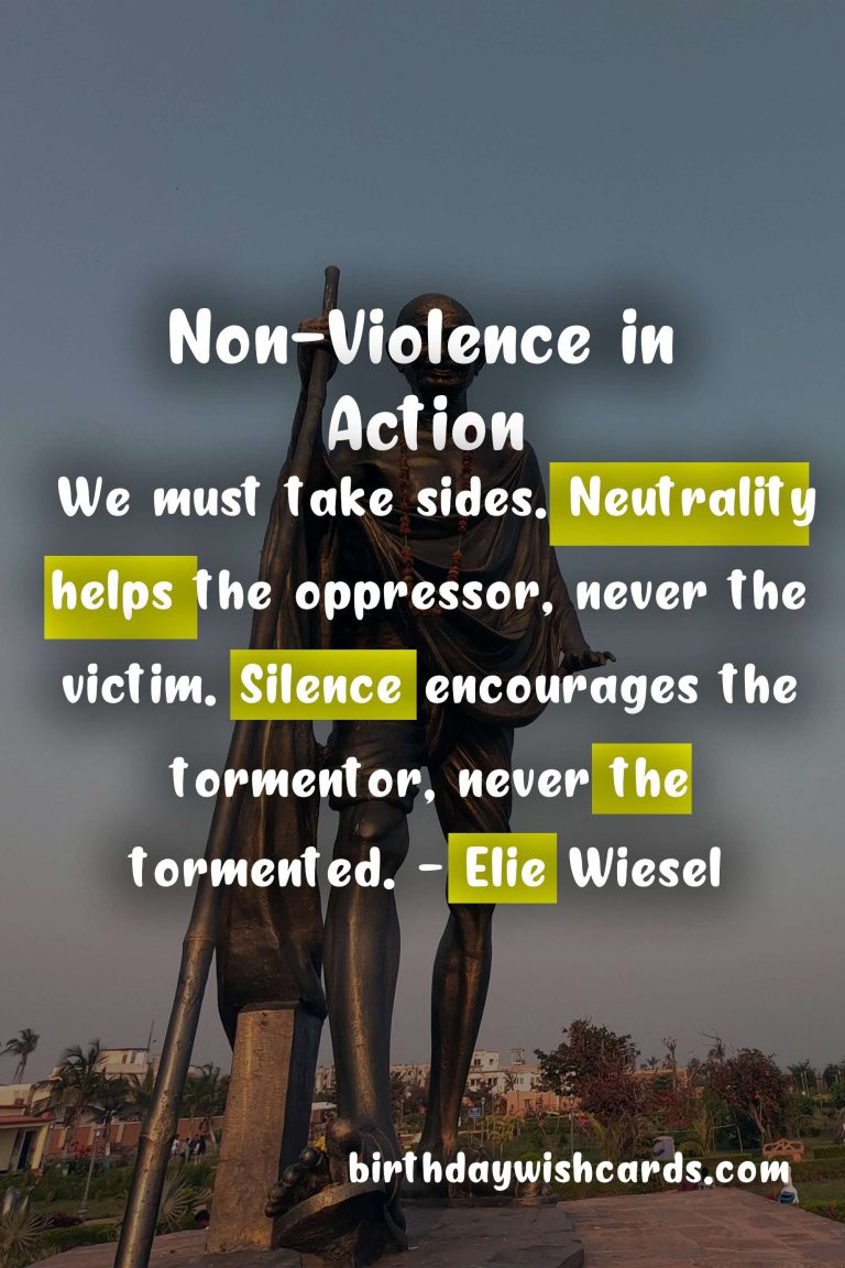 Why International Day of Non-Violence – October 2 is Important