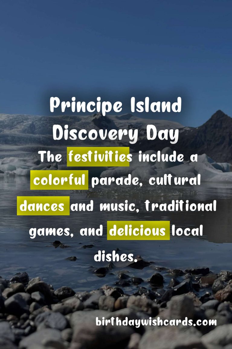 Discover the Rich Culture and History of Principe Island on its Discovery Day – January 17!