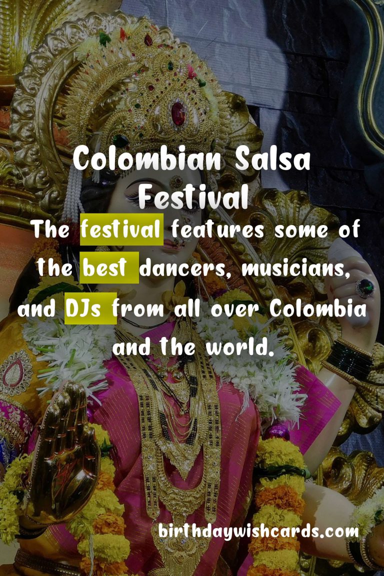 Experience the Excitement of the Colombian Salsa Festival in Cali