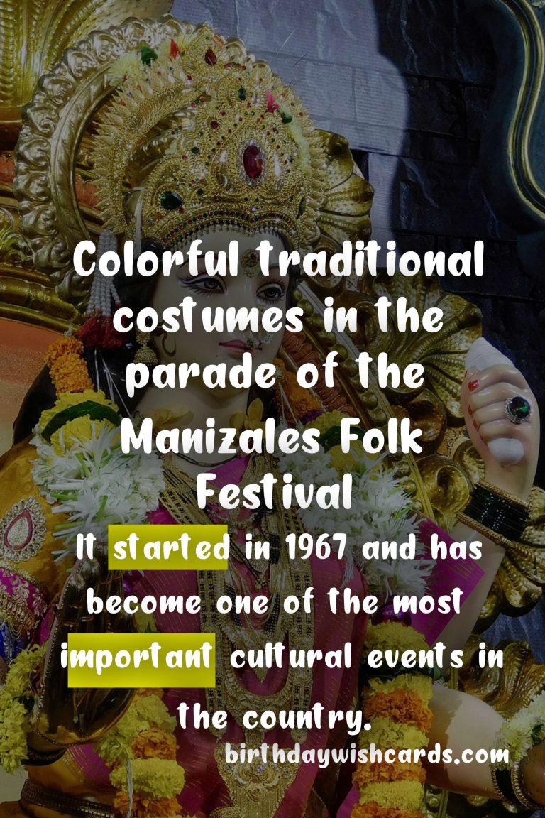 Celebrate the Vibrant Culture of Colombia at the Manizales Folk Festival (January)