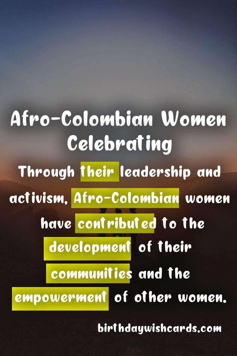 Celebrate National Day of the Afro-Colombian Woman on July 25