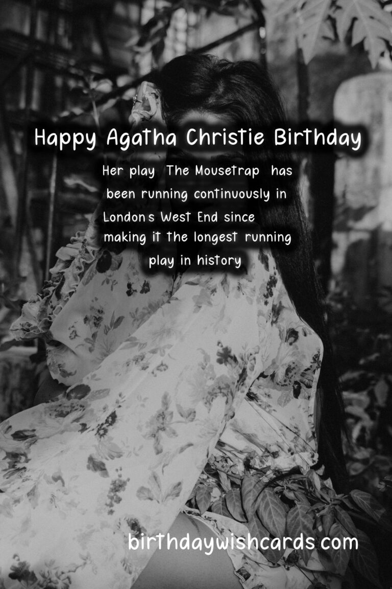 Agatha Christie Birthday Wishes: Mystery Quotes and Detective Delights