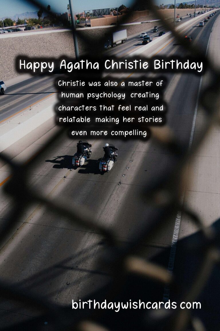 Agatha Christie Birthday Wishes: Mystery Quotes and Detective Delights