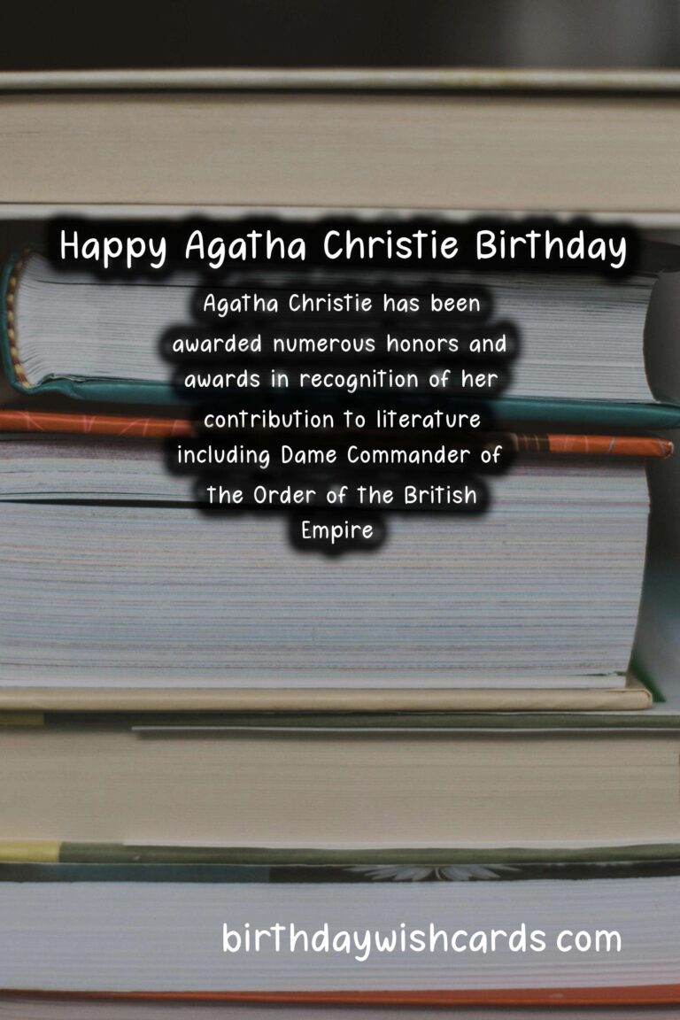 Agatha Christie Birthday Wishes: Mystery Quotes and Detective Delights