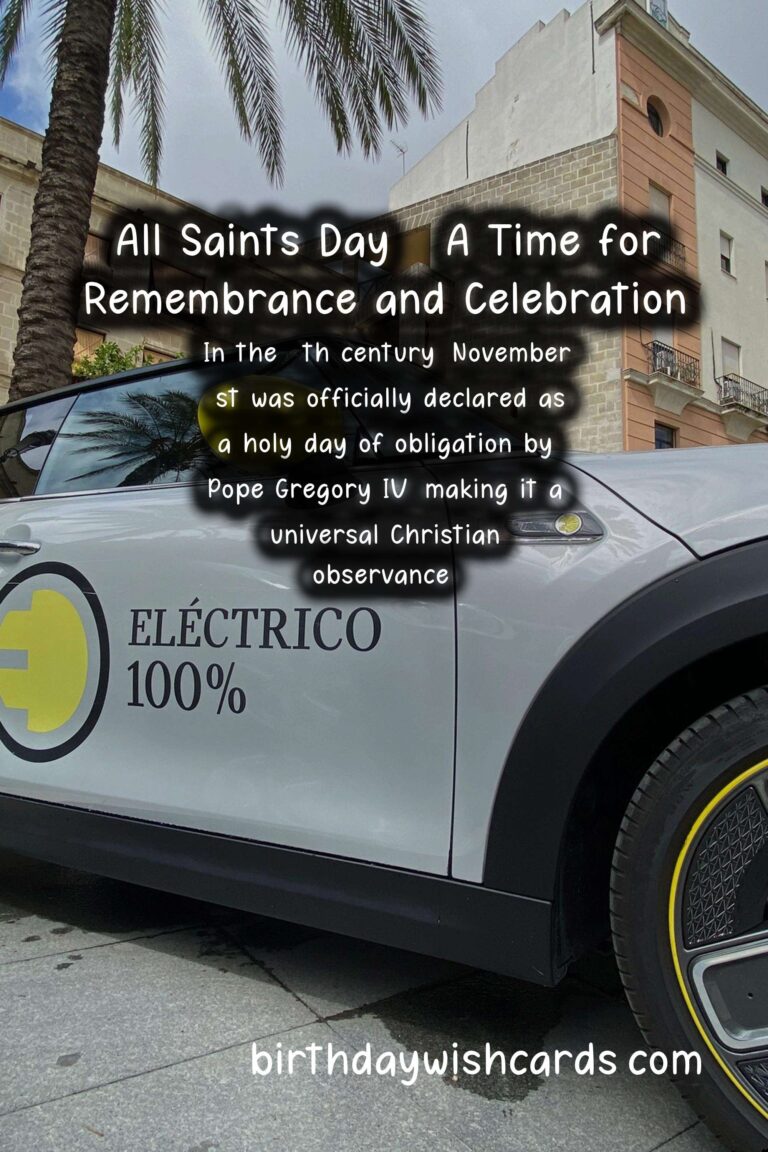 All Saints Day - Honoring the Saints and Celebrating November 2