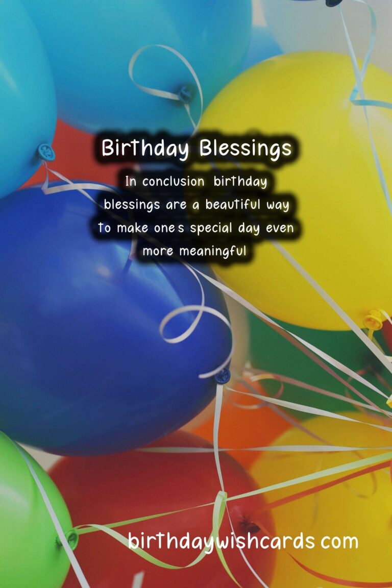 Birthday Blessings: Sharing Kindness with Others