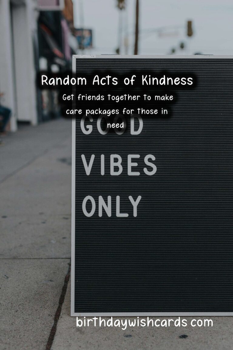 Birthday Kindness: Making the World a Better Place