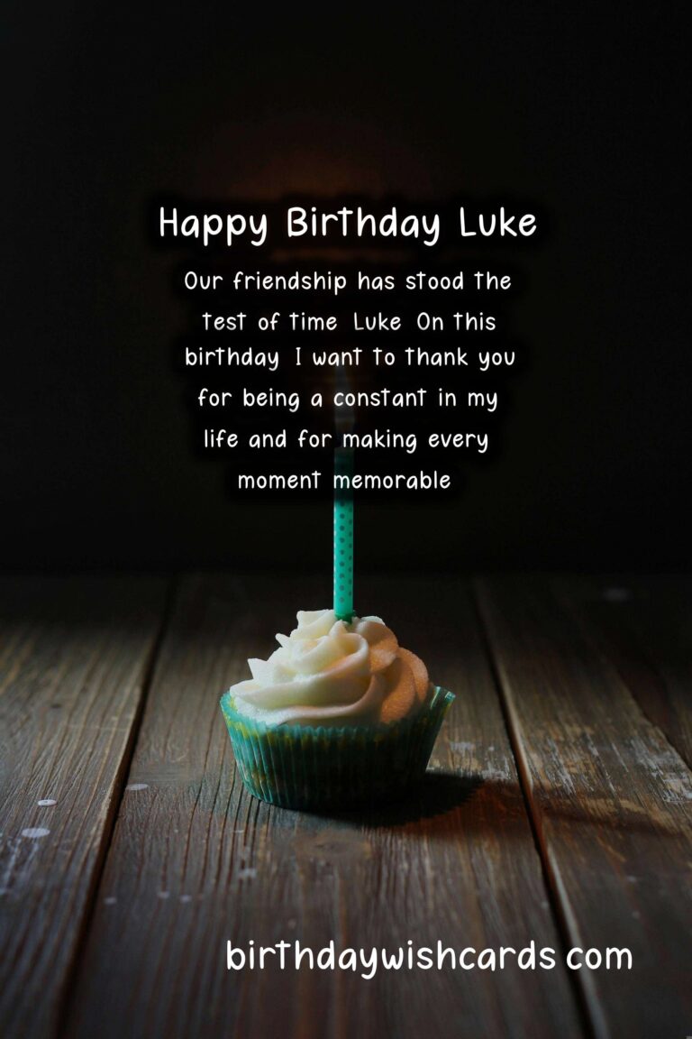 Birthday Wishes for Luke: Heartwarming Messages and Cool Images