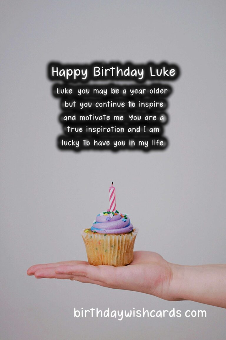 Birthday Wishes for Luke: Heartwarming Messages and Cool Images