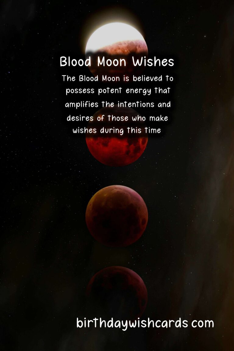 Blood Moon Wishes: Mystical Lunar Moments