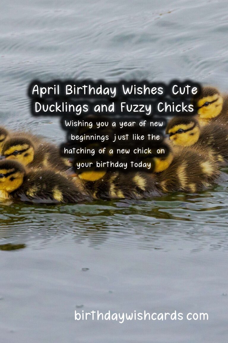 Celebrate April Birthdays with Adorable Ducklings and Fuzzy Chicks