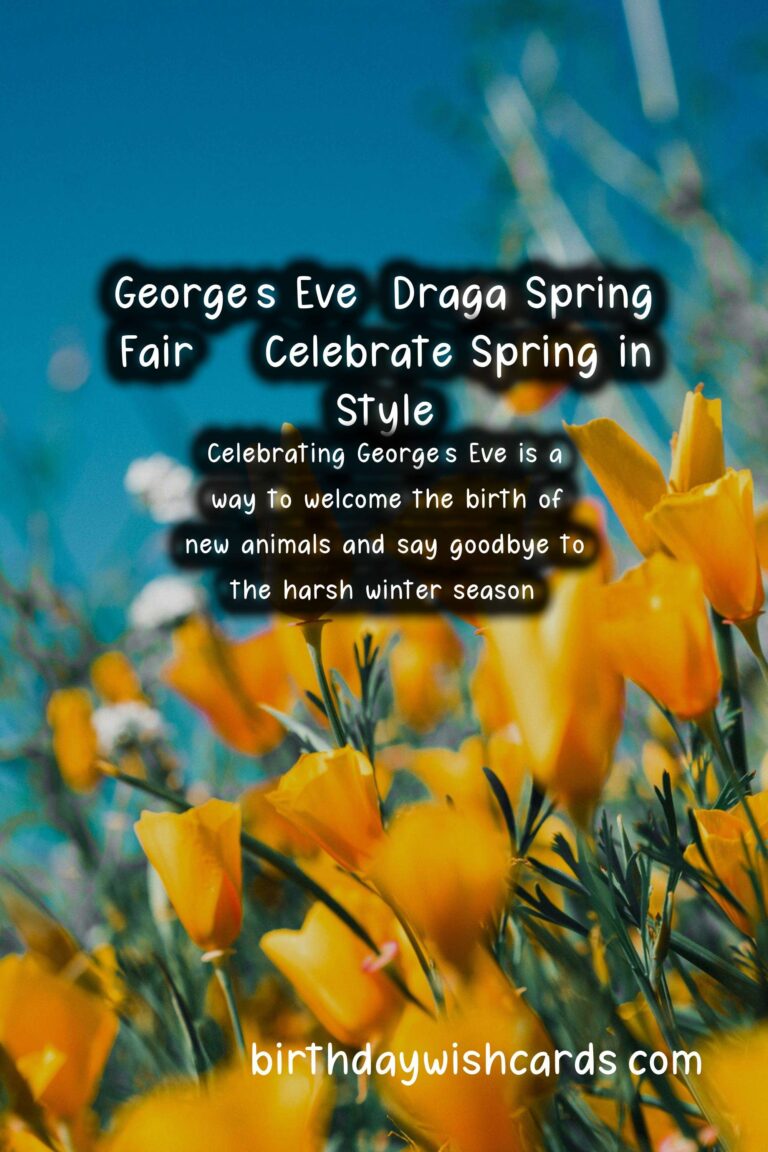 Celebrate George's Eve (Draga Spring Fair) on 22 April